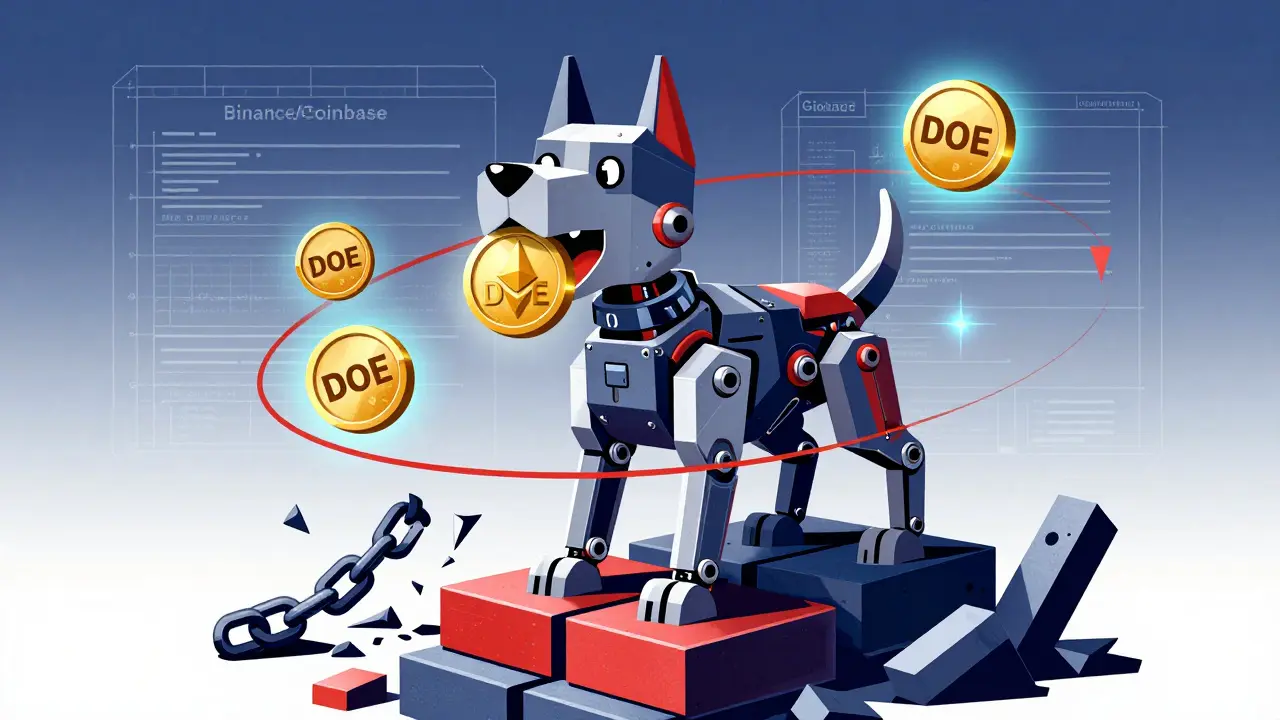 What is Dogs of Elon (DOE) Crypto Coin? A Clear Breakdown of Supply, Staking, and Risks
