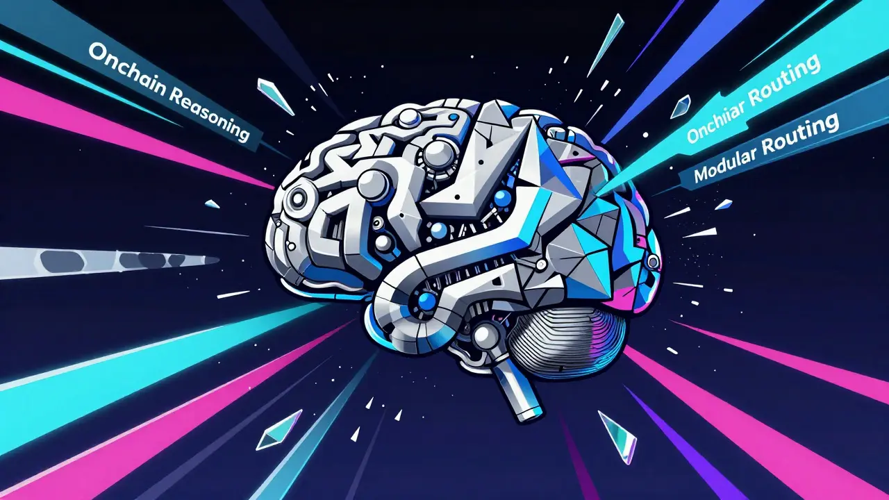 Abstract mechanical brain representing pSTAKE's shift to AI research